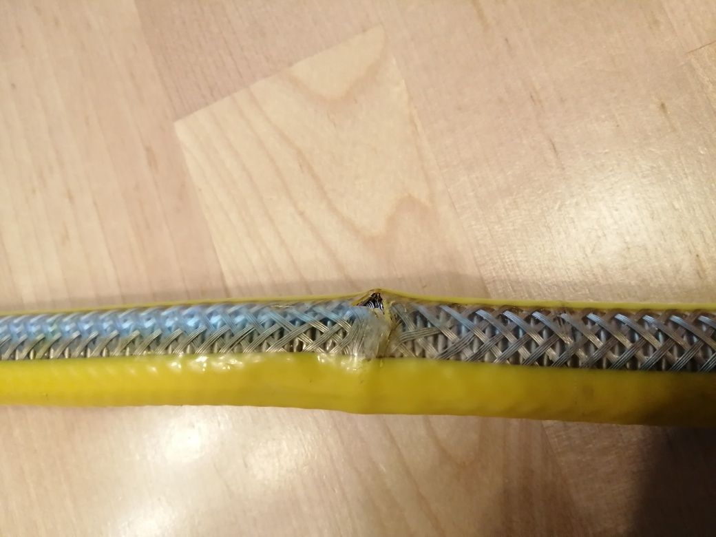 Przewód elastyczny wąż do gazu z kolankiem 125 cm