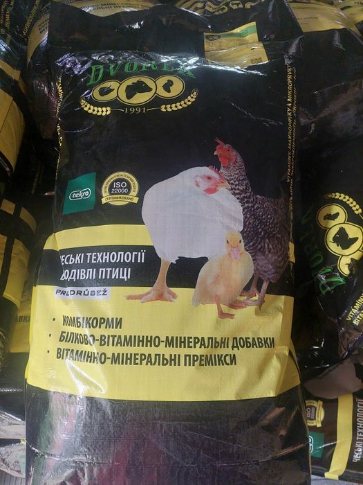 Комбикорм дворек для перепелов