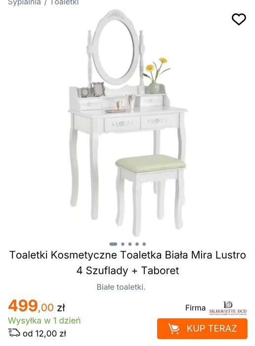 Toaletka kosmetyczna