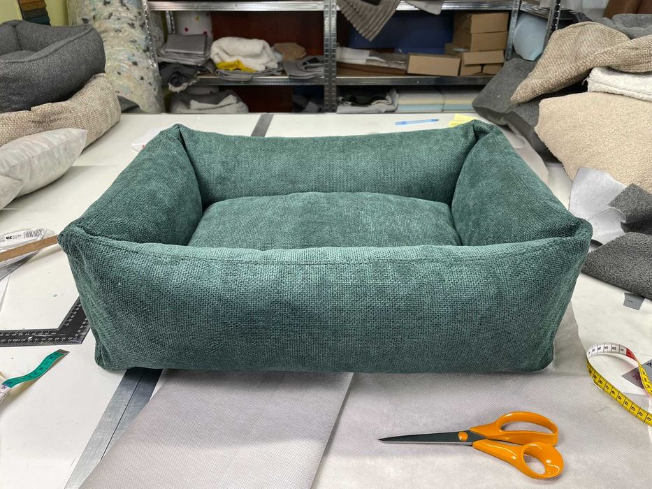 Nowe Legowisko Dla Psa M Zielone 75x60 cm Poduszka na Zamek OKAZJA