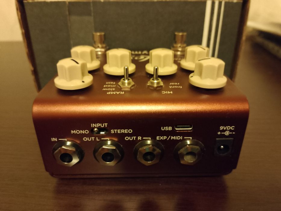 Strymon Lex V2 Rotary Speaker Simulator + Drive + Wah-wah педаль