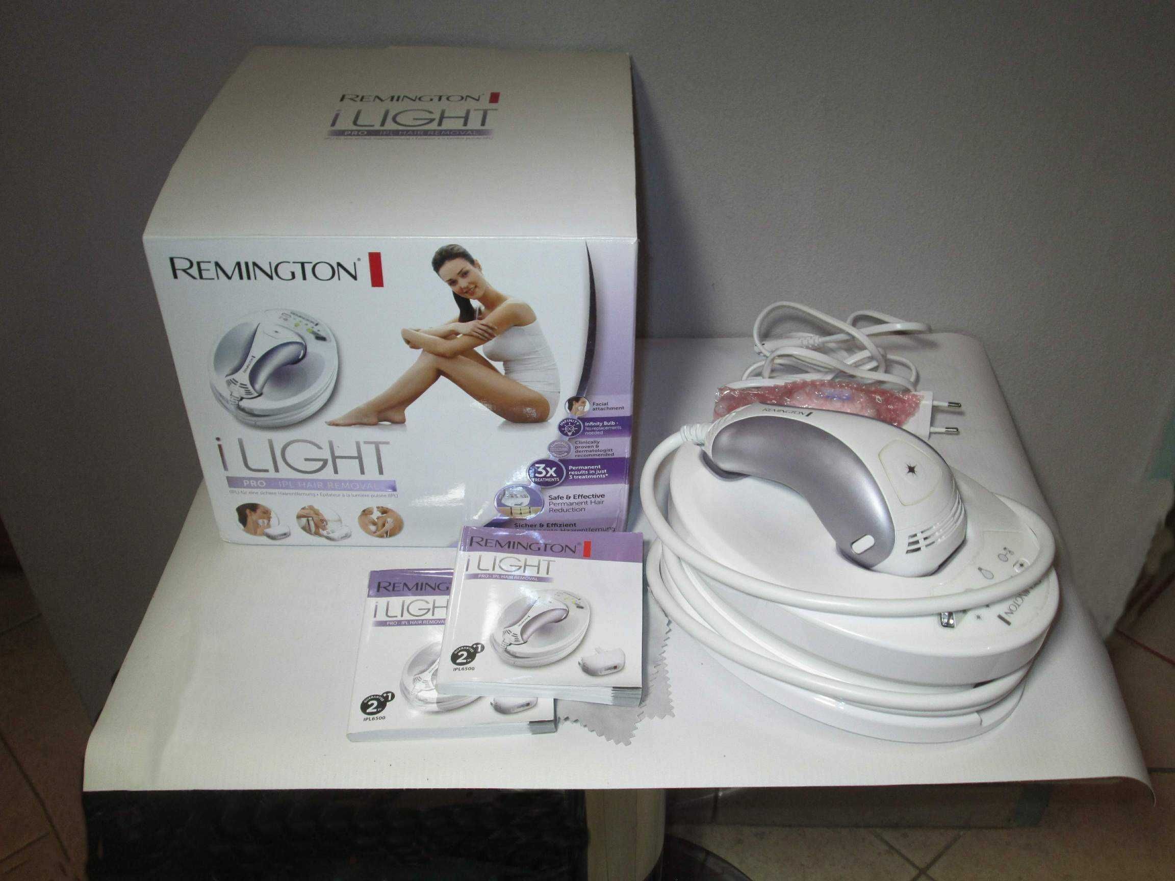 Depilator laserowy IPL 6500 Remington iLIGHT komplet