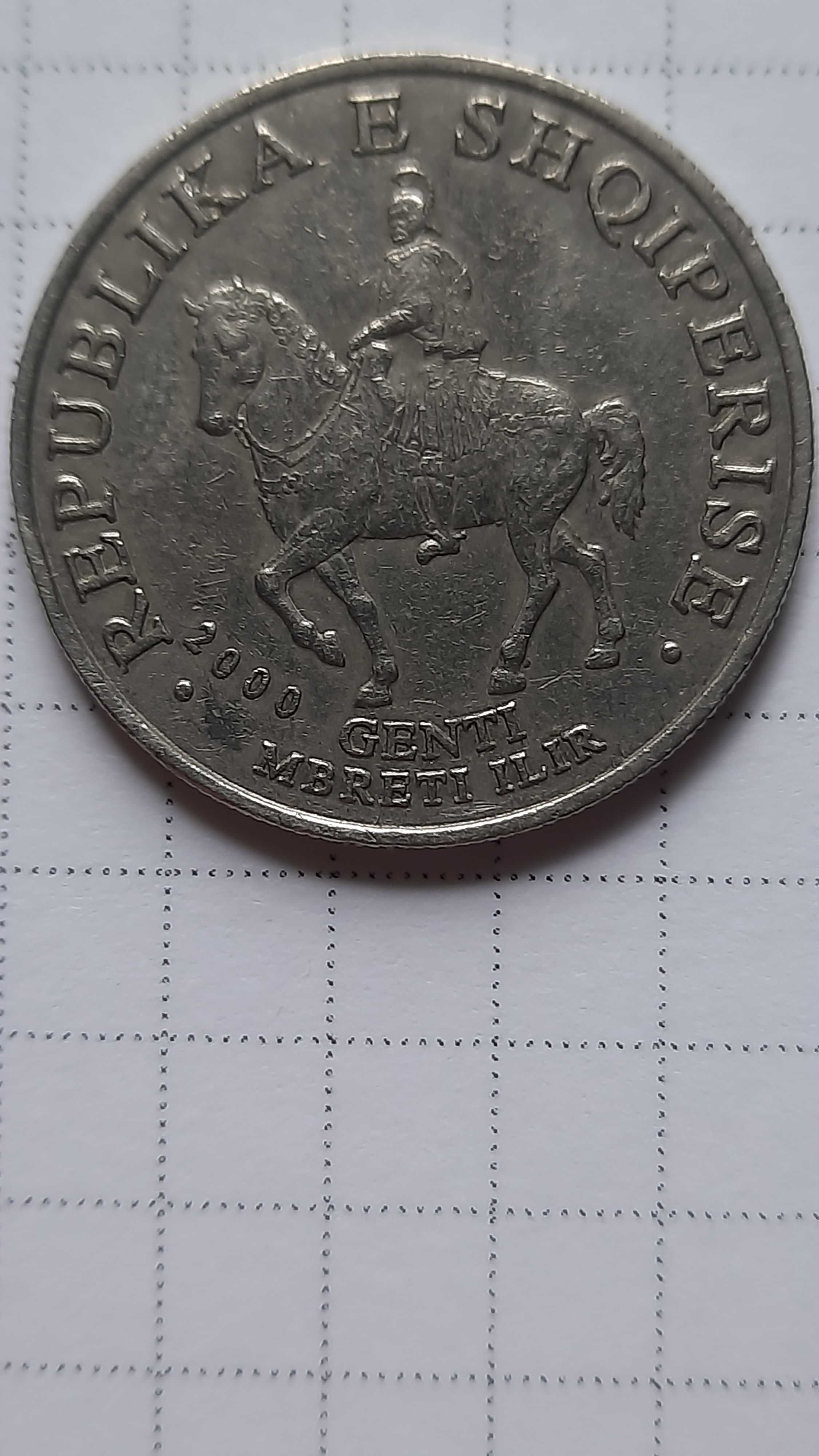 Монета 50 LEKE . Албанія