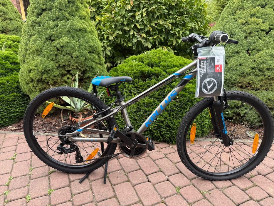 Kellys KITER 50 | junior 24” | srebrno niebieski