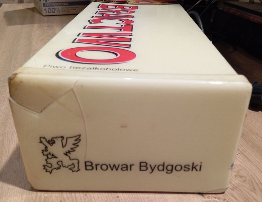 PIWO - szyld podświetlany BRACTWO - Browar Bydgoszcz