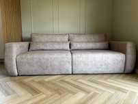 Piekna  4-osobowa kaszmirowa sofa z funkcją spania