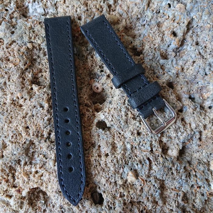 Pasek do zegarka 18 mm ręcznie robiony skóra naturalna handmade