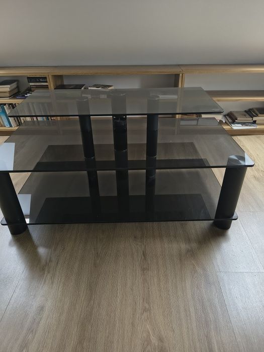 Stolik pod telewizor szklany