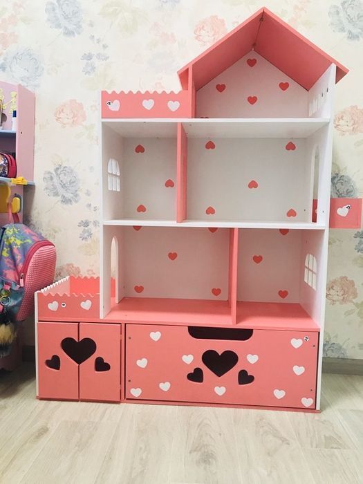 Кукольный домик замок для Барби лол Дом для кукол