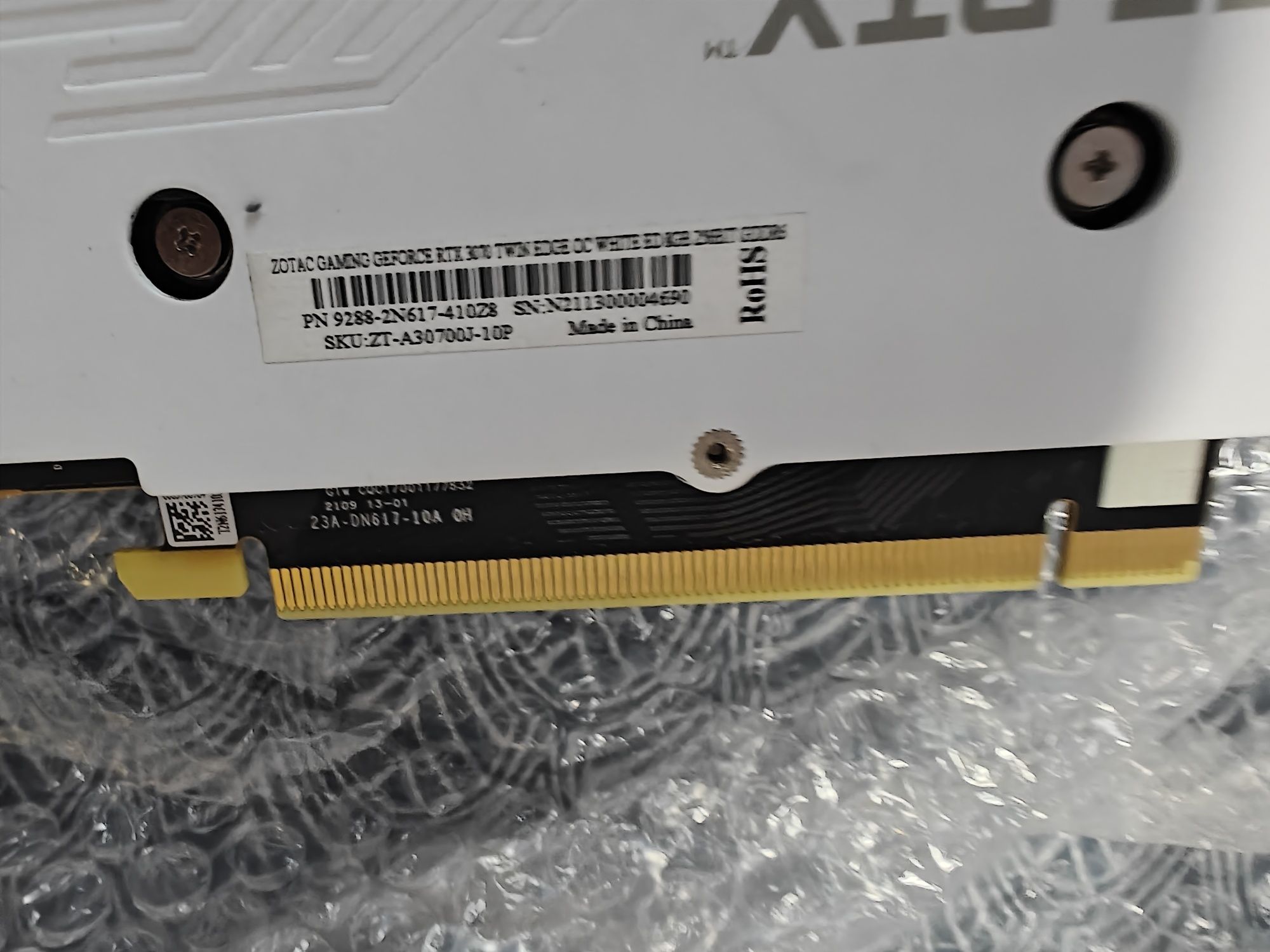 Відеокарта Zotac Rtx 3070 Twin Edge White