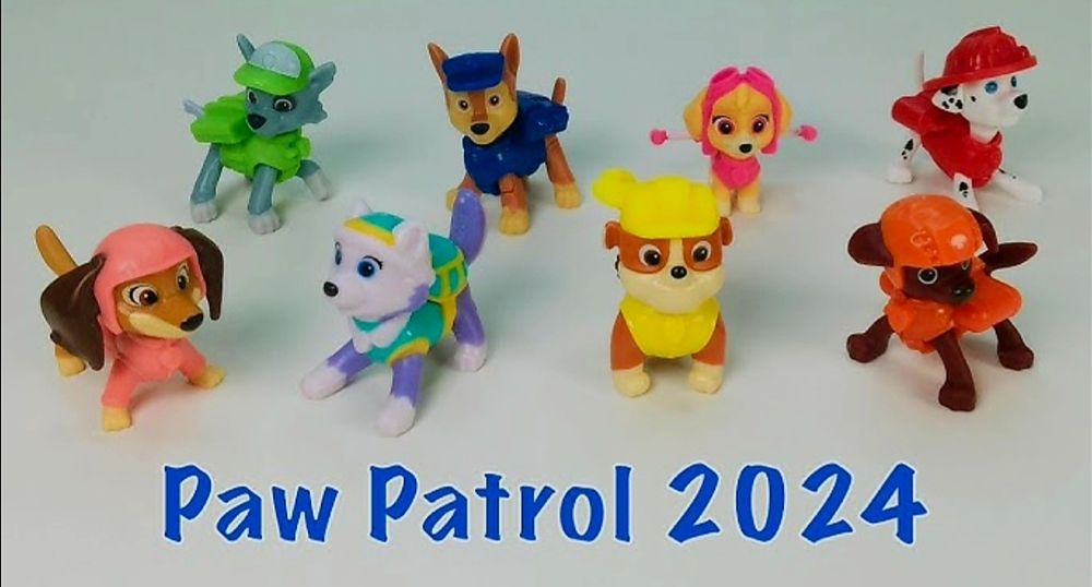 Фігурки кіндер kinder ДС Плеймобіл Смурфики Натунс Щенячий патруль