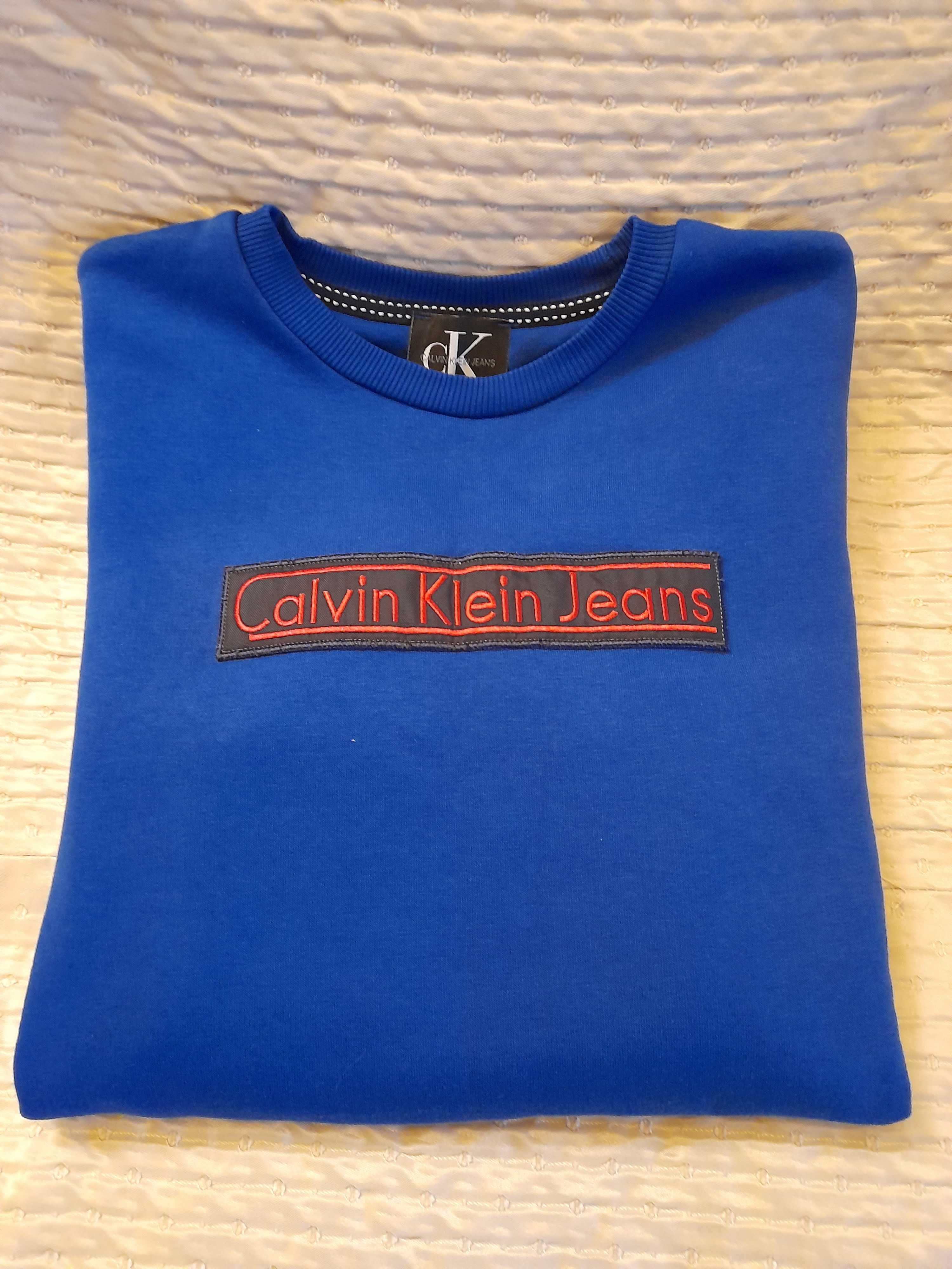 Calvin Klein bluza damska r. M. kolor chaber bawelna lekko ocieplana