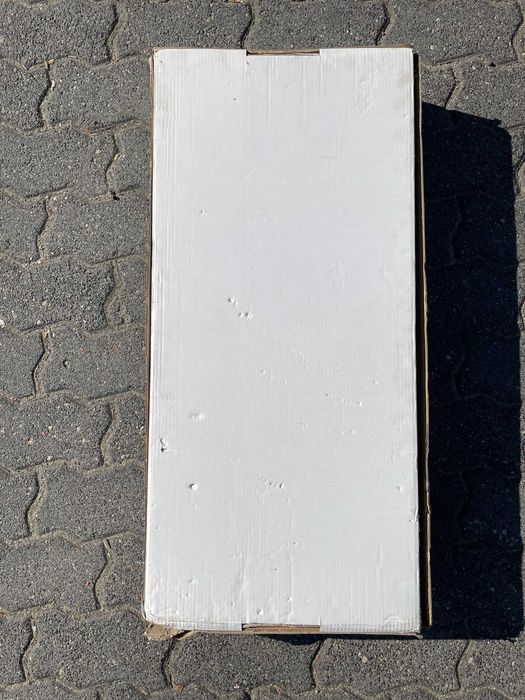 Biała szafka łazienkowa z Lustrem fazowanym 80 cm x 20 cm x 60 cm