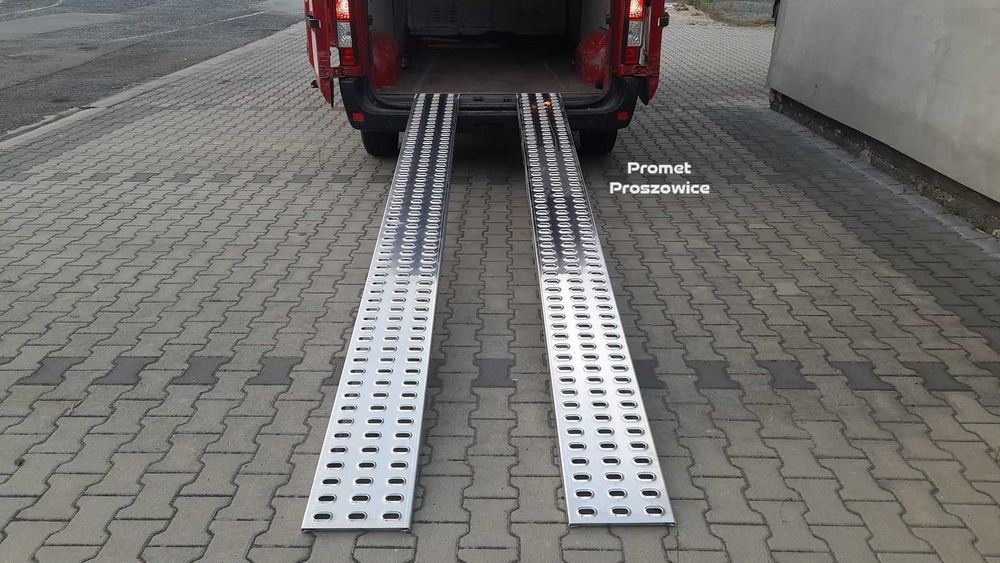 Najazdy Aluminiowe 3,5m x 30cm LOHR 2,2T Podjazdy na Skrzynię Plandekę