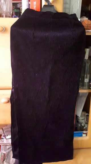 Вельветовая длинная юбка с разрезом - Купить в Киеве