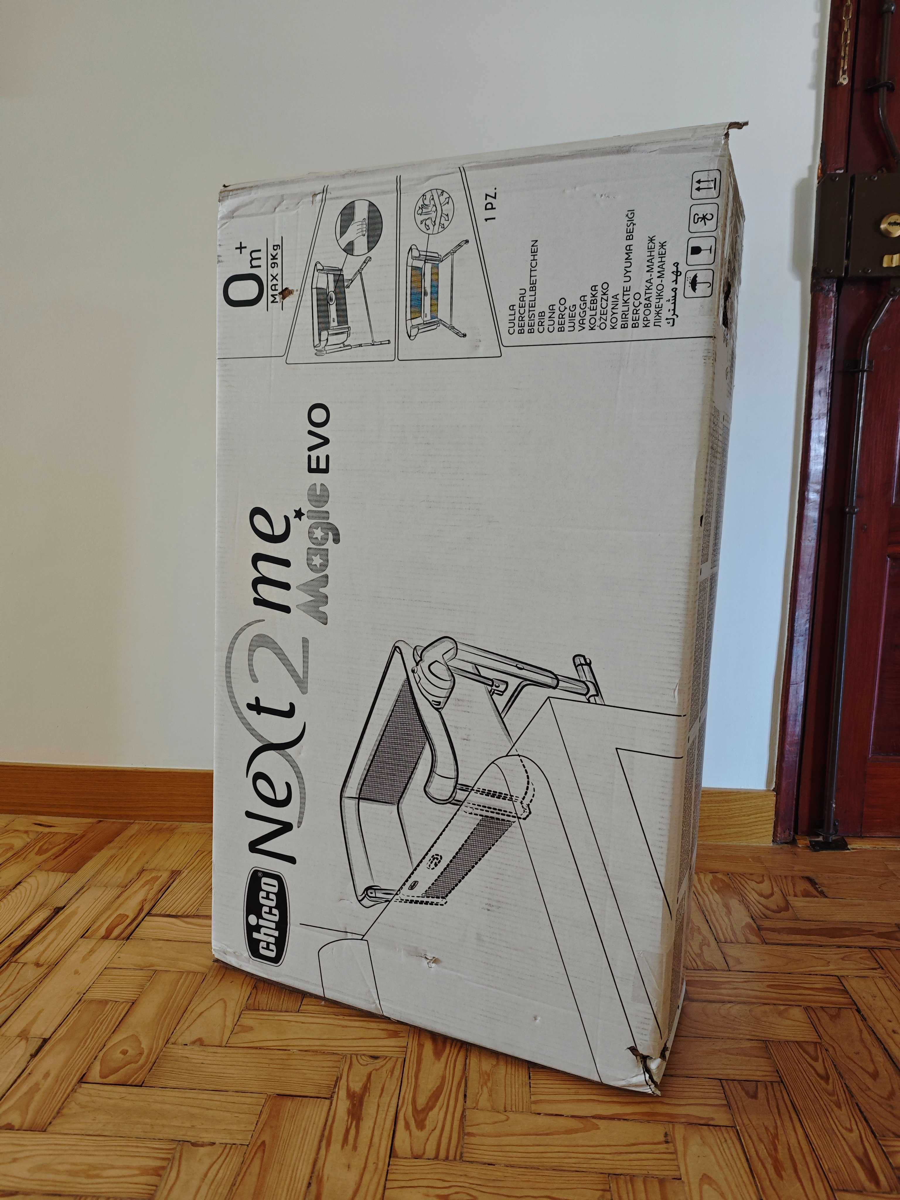 Berço Chicco Next2Me Magic Evo - Dark Grey