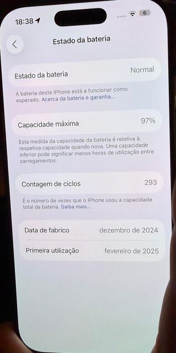 iPhone 16 Pro 256GB Preto — Em Bom Estado