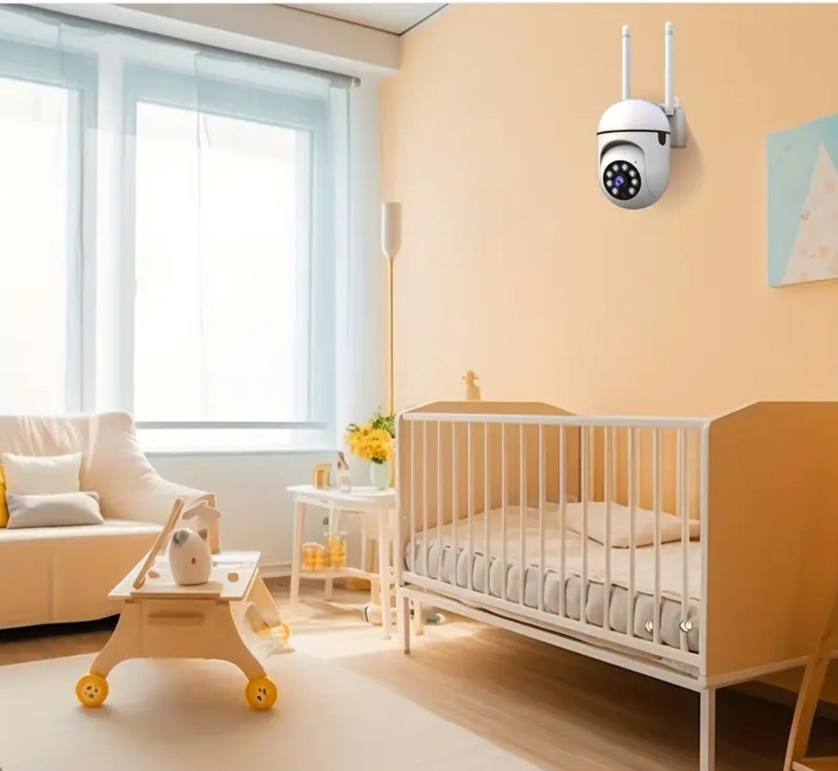Câmera de Vigilância WiFi 2,4G 1080P HD