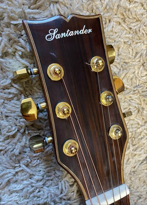 Електроакустическая гитара Santander WS100 EQ массив (PRS)