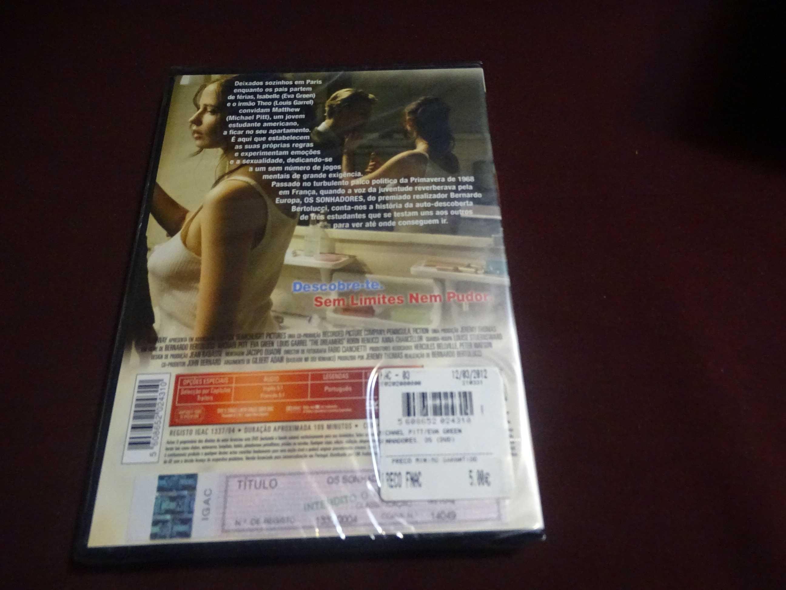DVD-Os sonhadores-Bernardo Bertolucci-Selado
