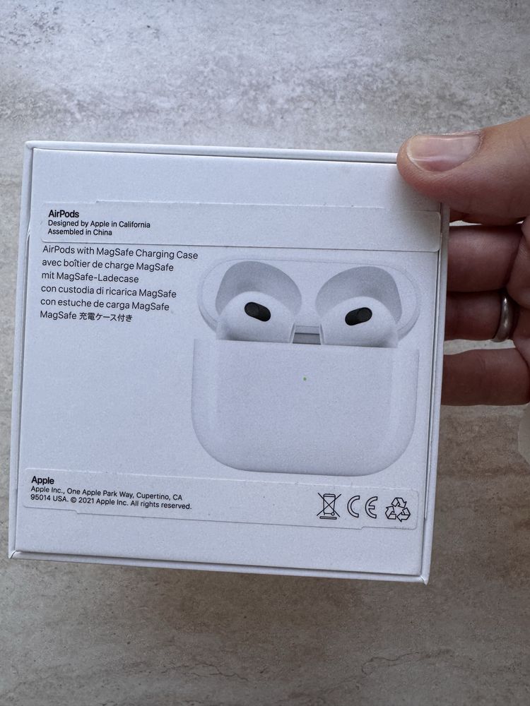 AirPods 3, MagSafe Оригінал з чеком про покупку!
