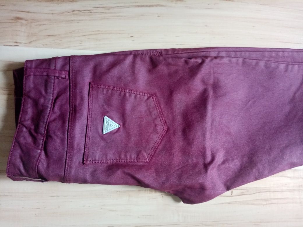 2 pary Spodnie Guess Woskowane 38/40