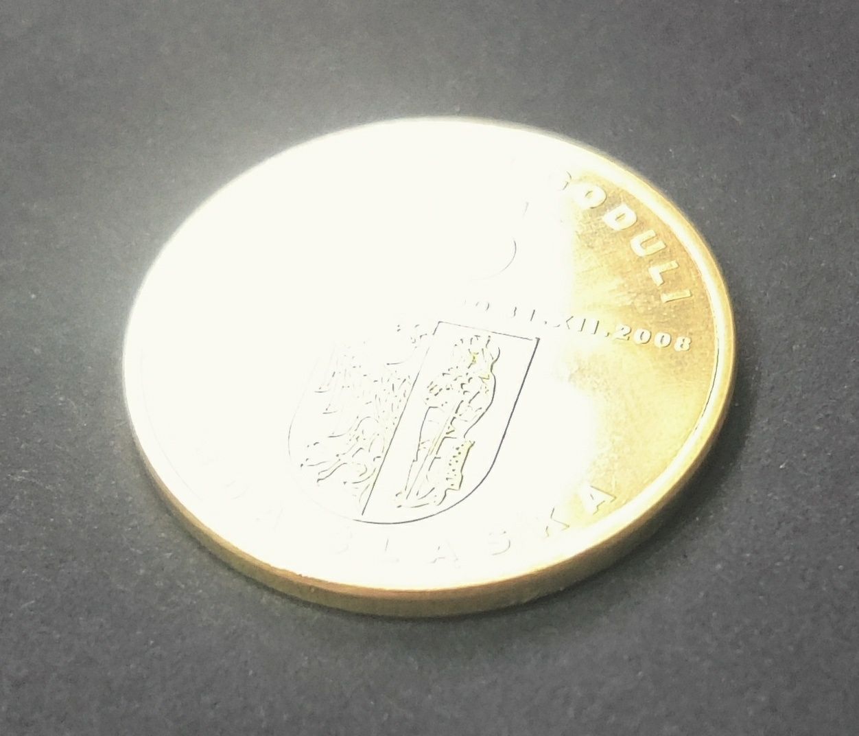 Moneta 5 talarów Goduli Ruda Śląska 2008