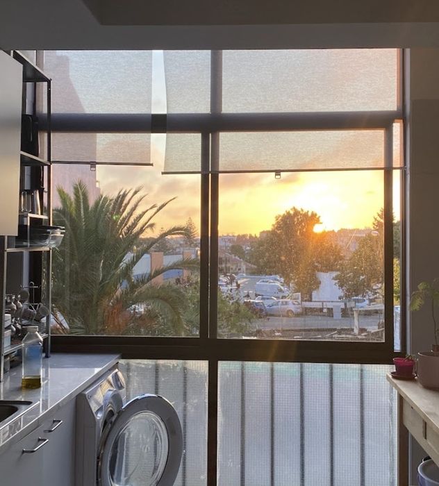 Estore de correr, cinz, 60x195 cm, SKOGSKLÖVER, Ikea