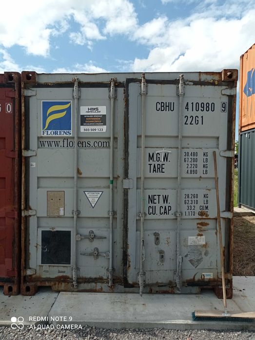 Kontener morski, oceaniczny, magazynowy, garaż 20DC/6m, transport