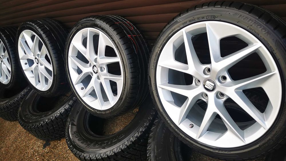 SEAT kpl. ALUFELGI + OPONY 225/40R18 performance CUPRA leon FR 5x112