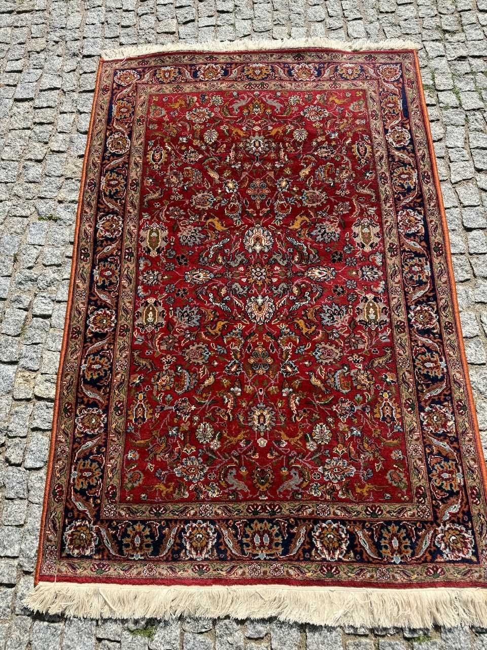 Kaszmirowy r.tkany dywan perski Tabriz 170x102 galeria 8 tyś