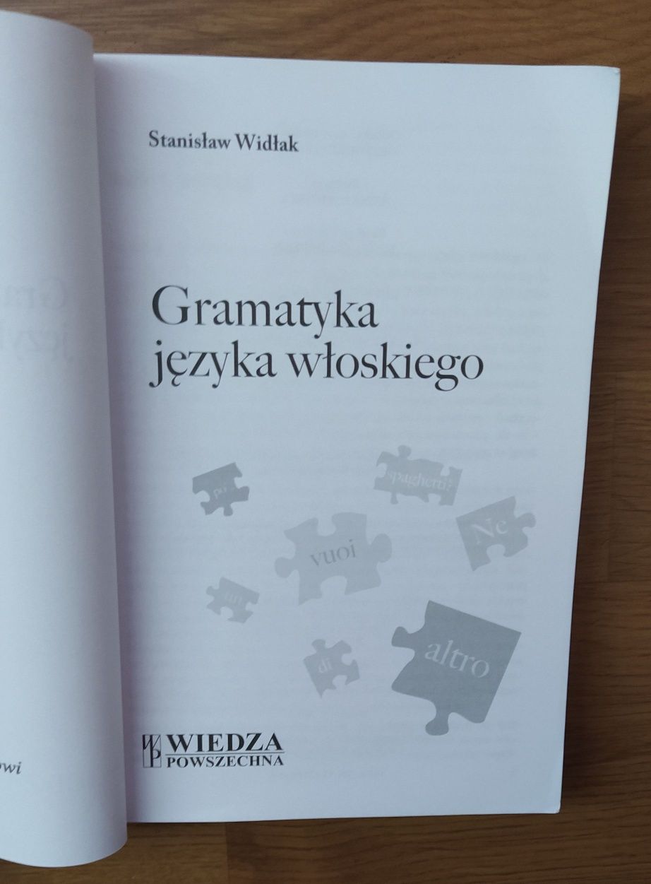 Gramatyka Języka Włoskiego Stanisław Widłak Wyd. Wiedza Powszechna