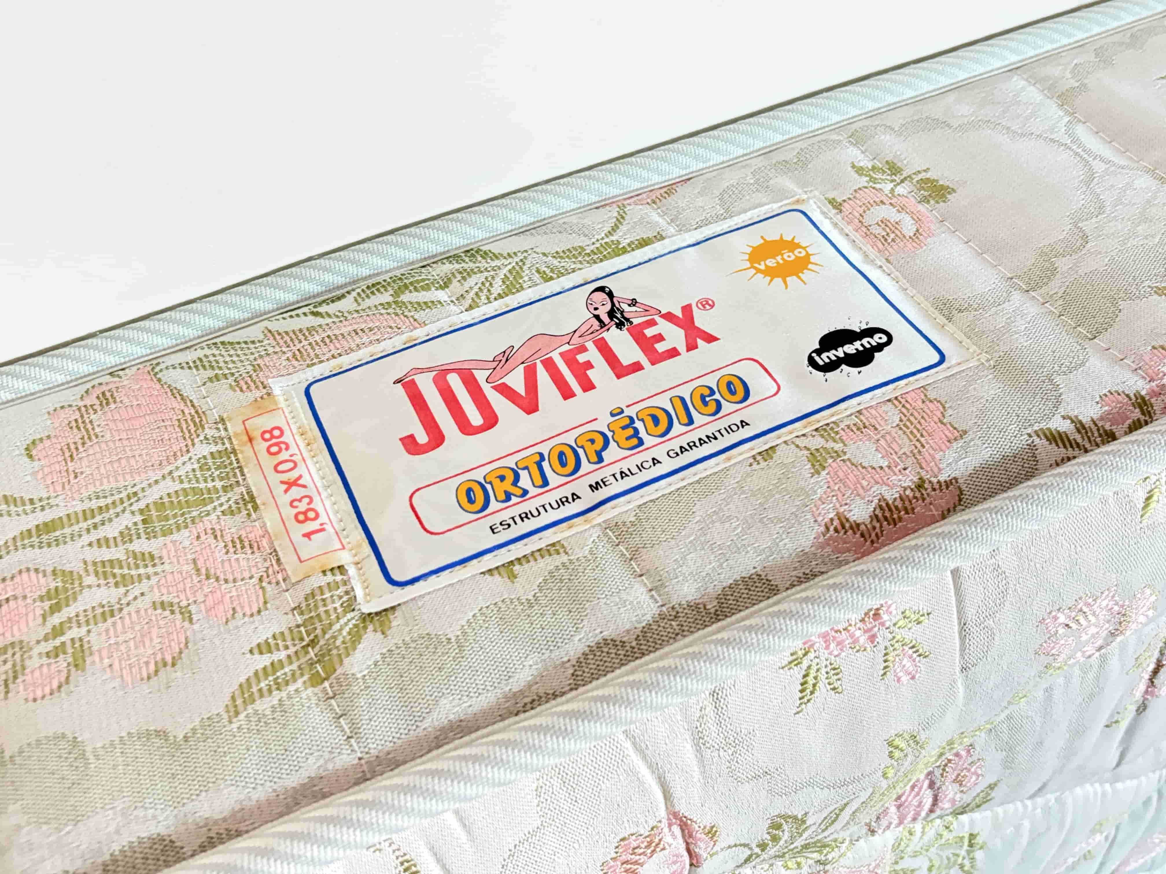 COLCHÃO de cama Solteiro Individual Marca Joviflex 98 x 183 x 20cm