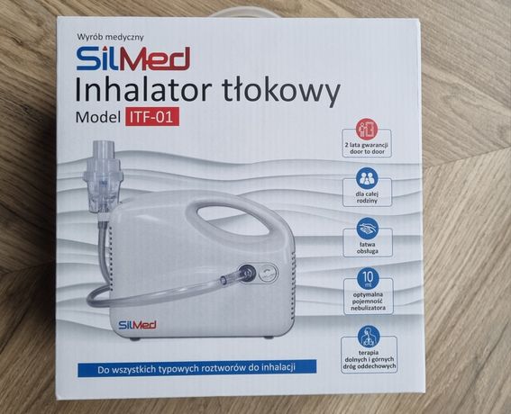 Nowy Inhalator Nebulizator SilMed 2 lata gwarancji + paragon