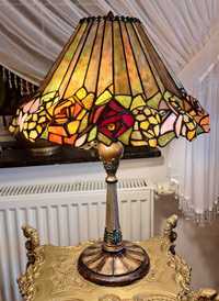 Piękna Lampa witrażowa (Tiffany) wys.59cm,śred.42cm