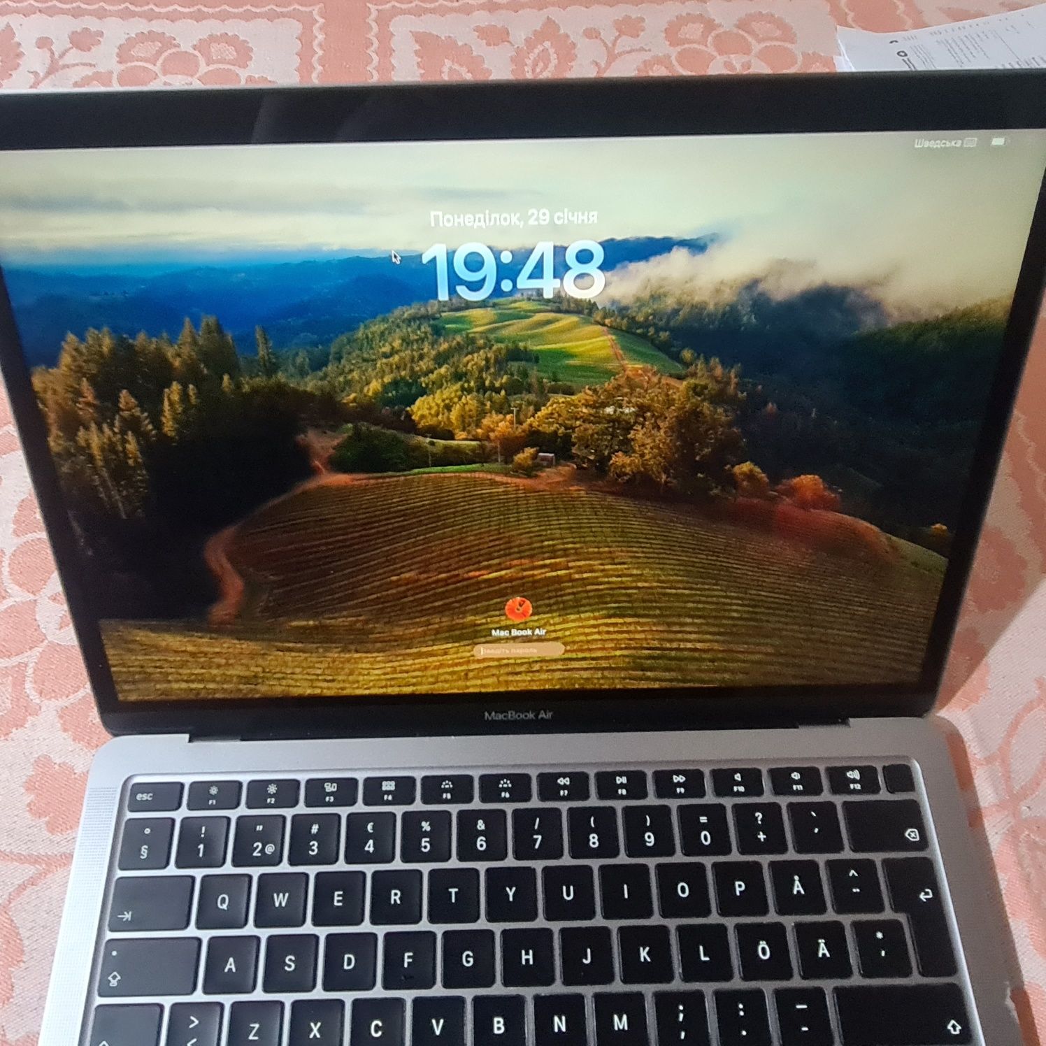 ноутбук APPLE MACBOOK AIR A2179 2020