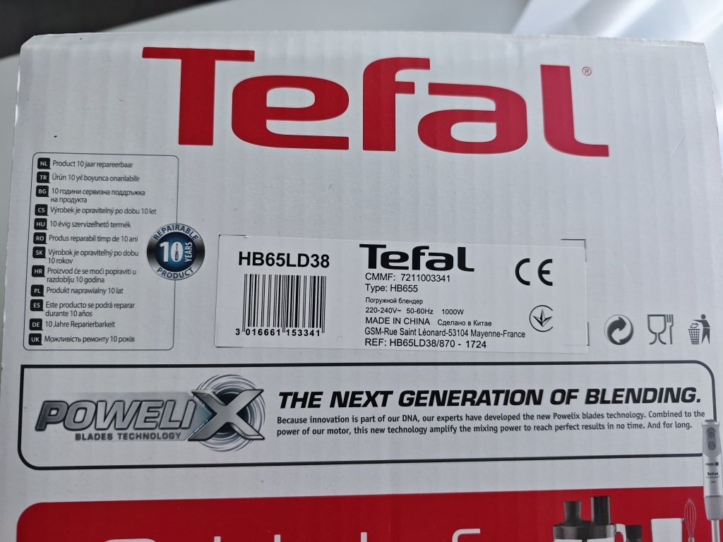 Blender Tefal z dodatkami