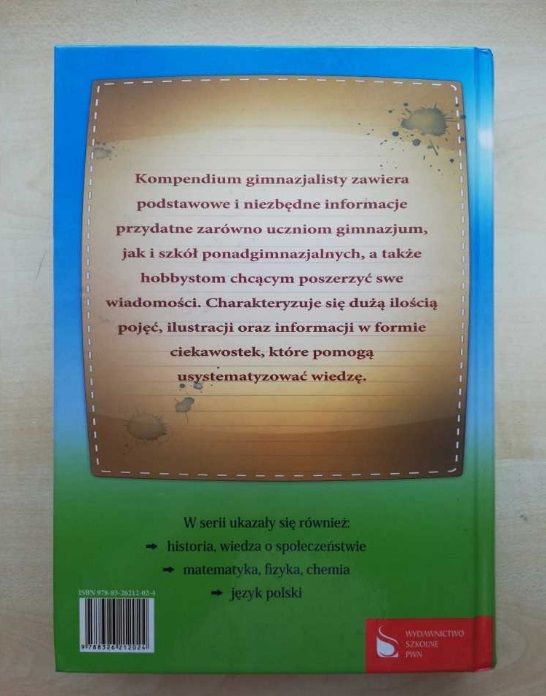 Kompendium gimnazjalisty. Biologia Geografia, NOWA ,