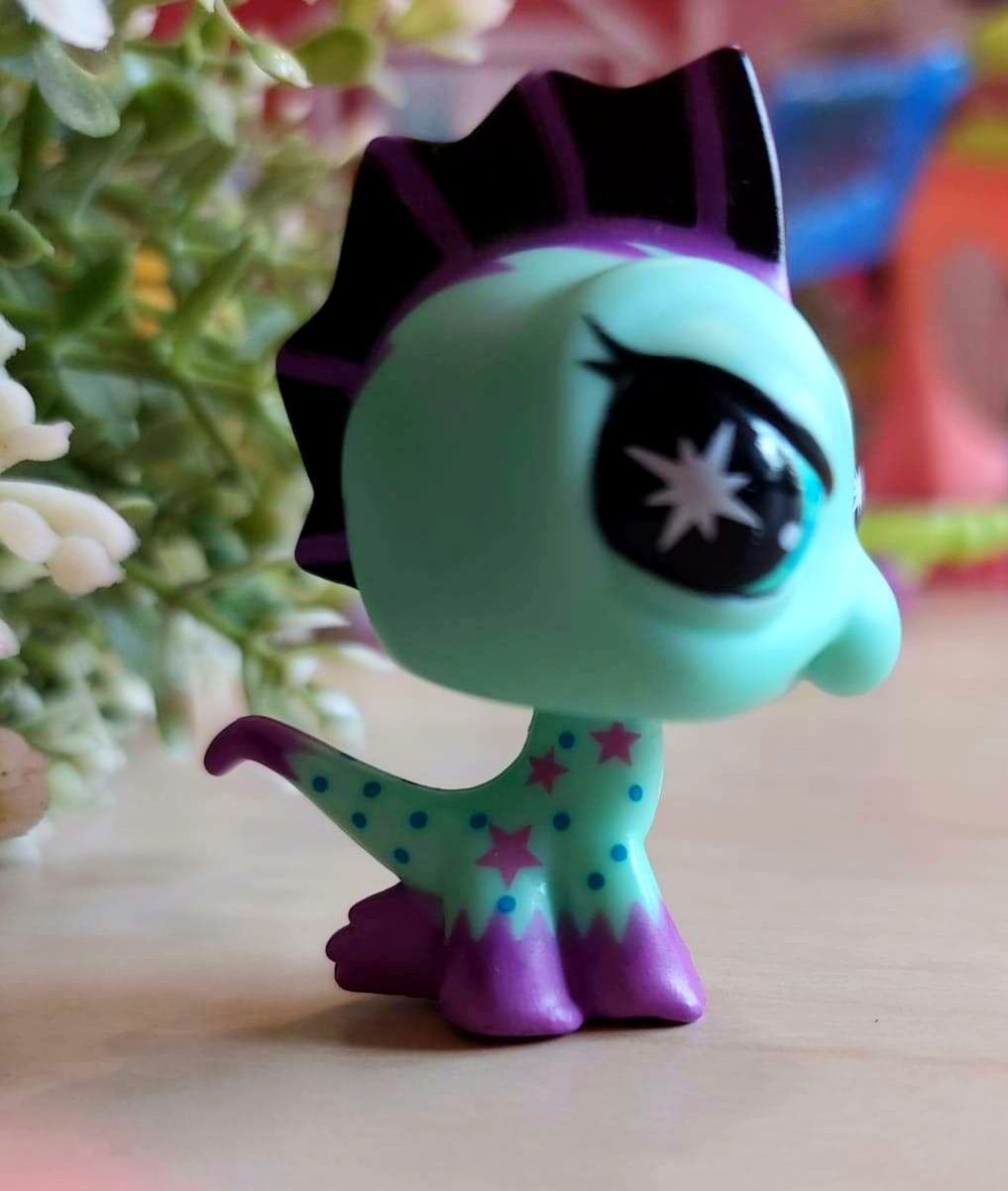 Littlest Pet Shop LPS iguana Punk edycja limitowana, unikat