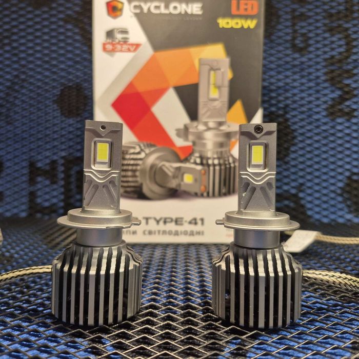 Лед автолампа Cyclone Type 41 LED Н7/Н1/H4/H11 100W 12-24V