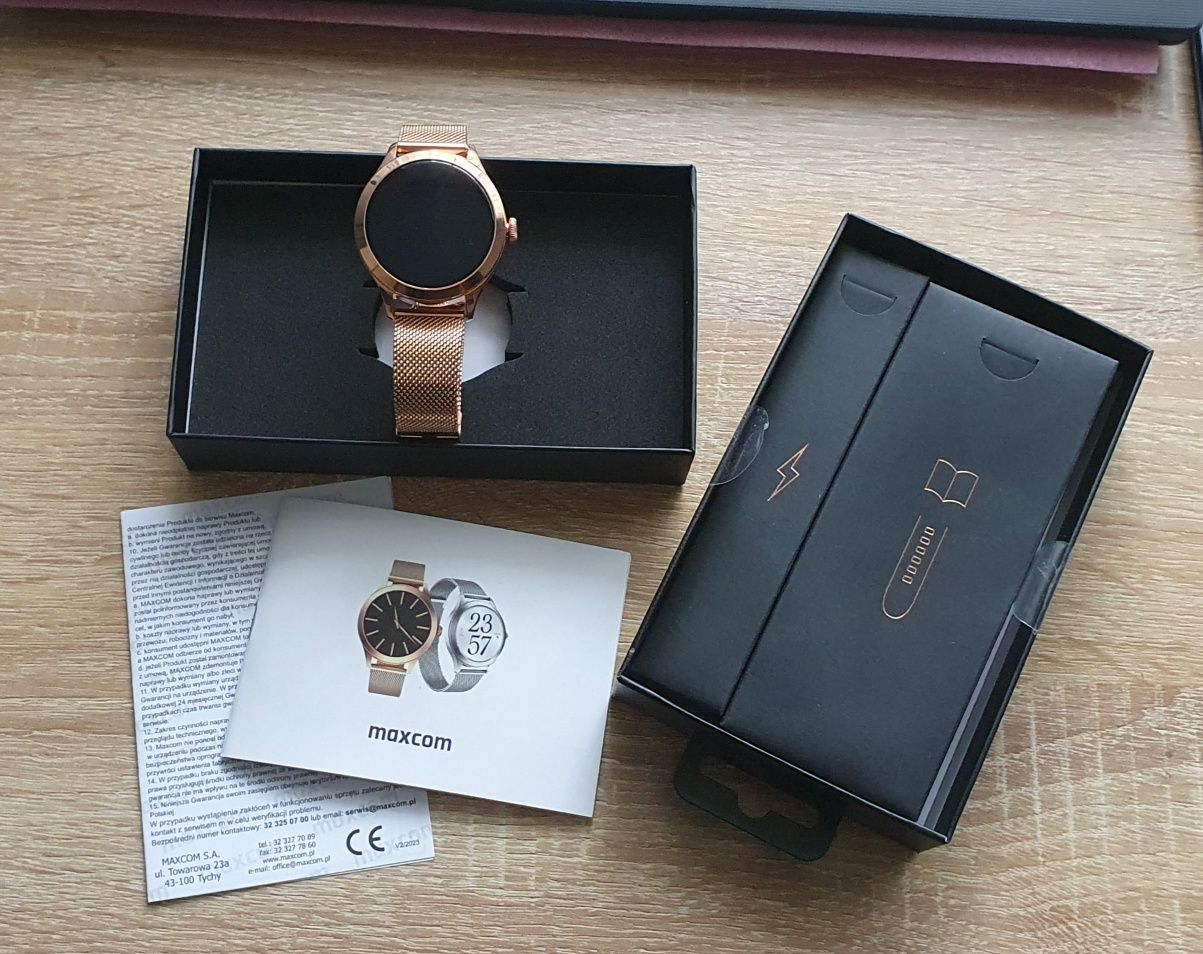 NOWY Smartwach Maxcom FW44 gold 2
