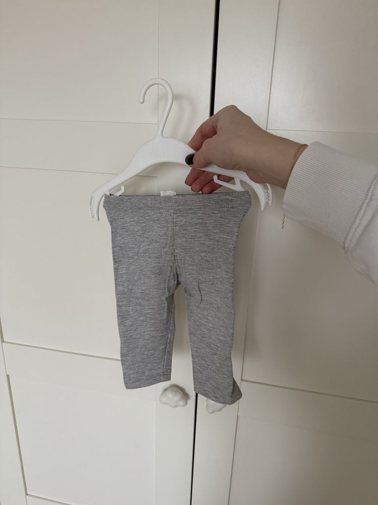 Szare legginsy lekko ocieplane 62