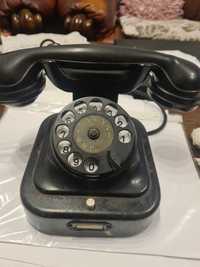 stary telefon blaszano ebonitowy