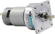 Motor DC 24V com redução - 100rpm - Caixa de Engrenagens 60mm