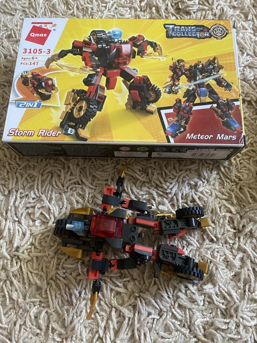 Конструктор робот машина трансформер Qman 3105