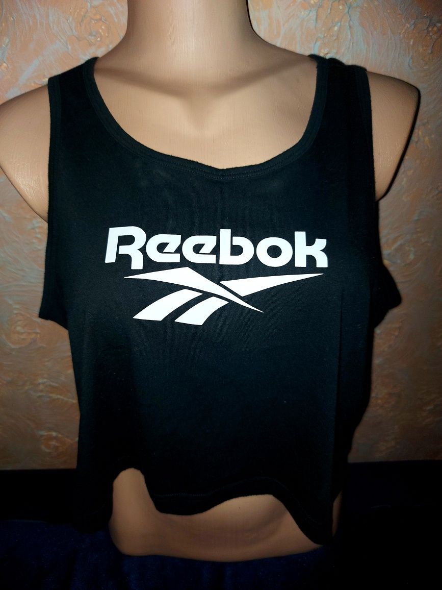 Top bluzka t-shirt czarny Reebok! Rozmiar L