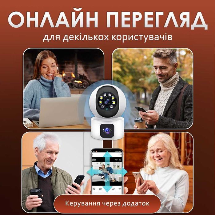 Відеоняня з датчиком руху радіоняня з нічним режимом і мікрофоном