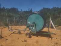 Máquina rega 180 metros