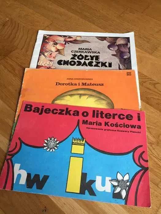 3 stare książki bajki dla dzieci antyki z 1986 roku polskie książeczki
