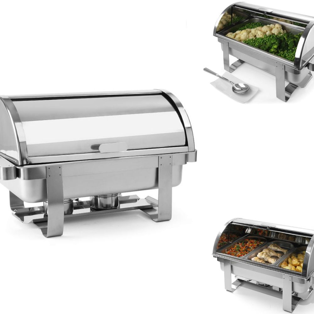 podgrzewacz do potraw horeca na pastę gn 1/1 rolltop - hendi 470206